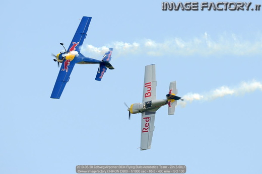 2013-06-28 Zeltweg Airpower 0834 Flying Bulls Aerobatics Team - Zlin Z-50LX